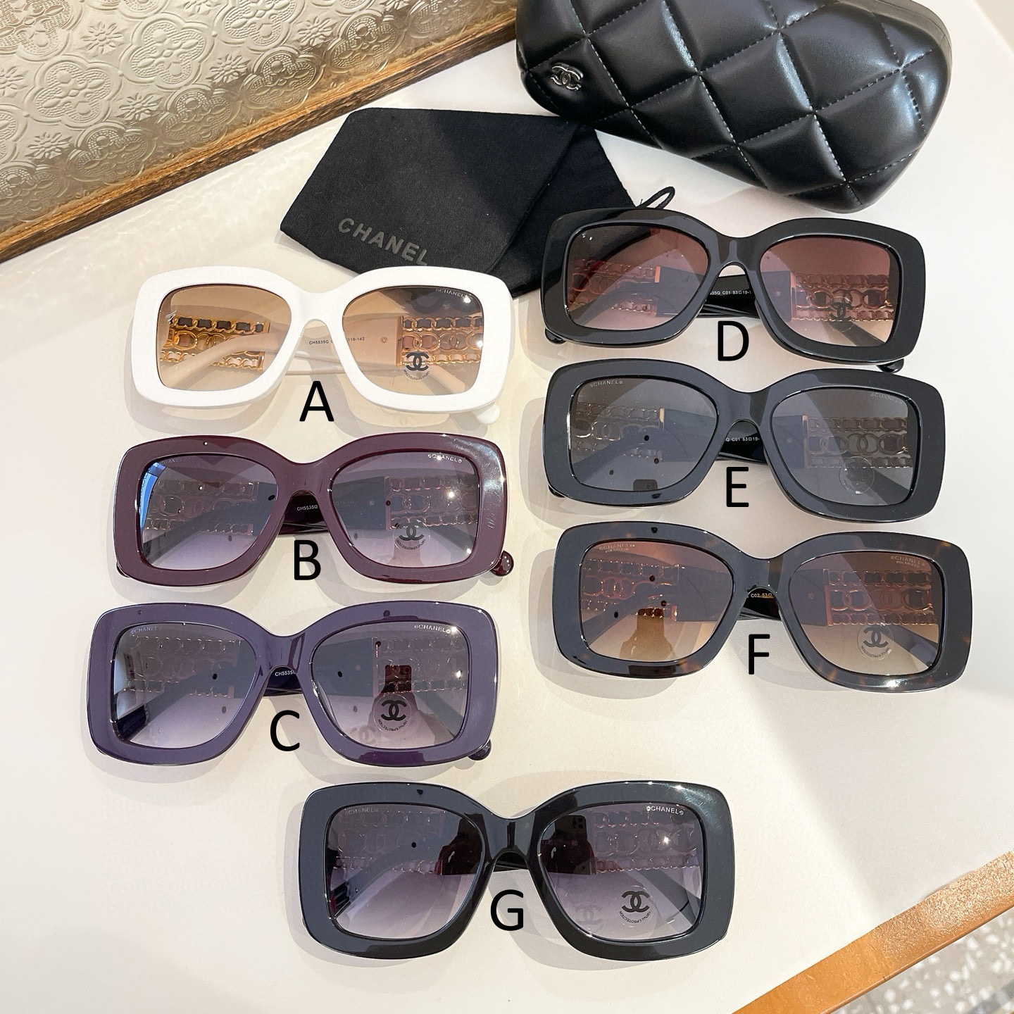 샤넬 Chanel CH5535Q 53口19-142