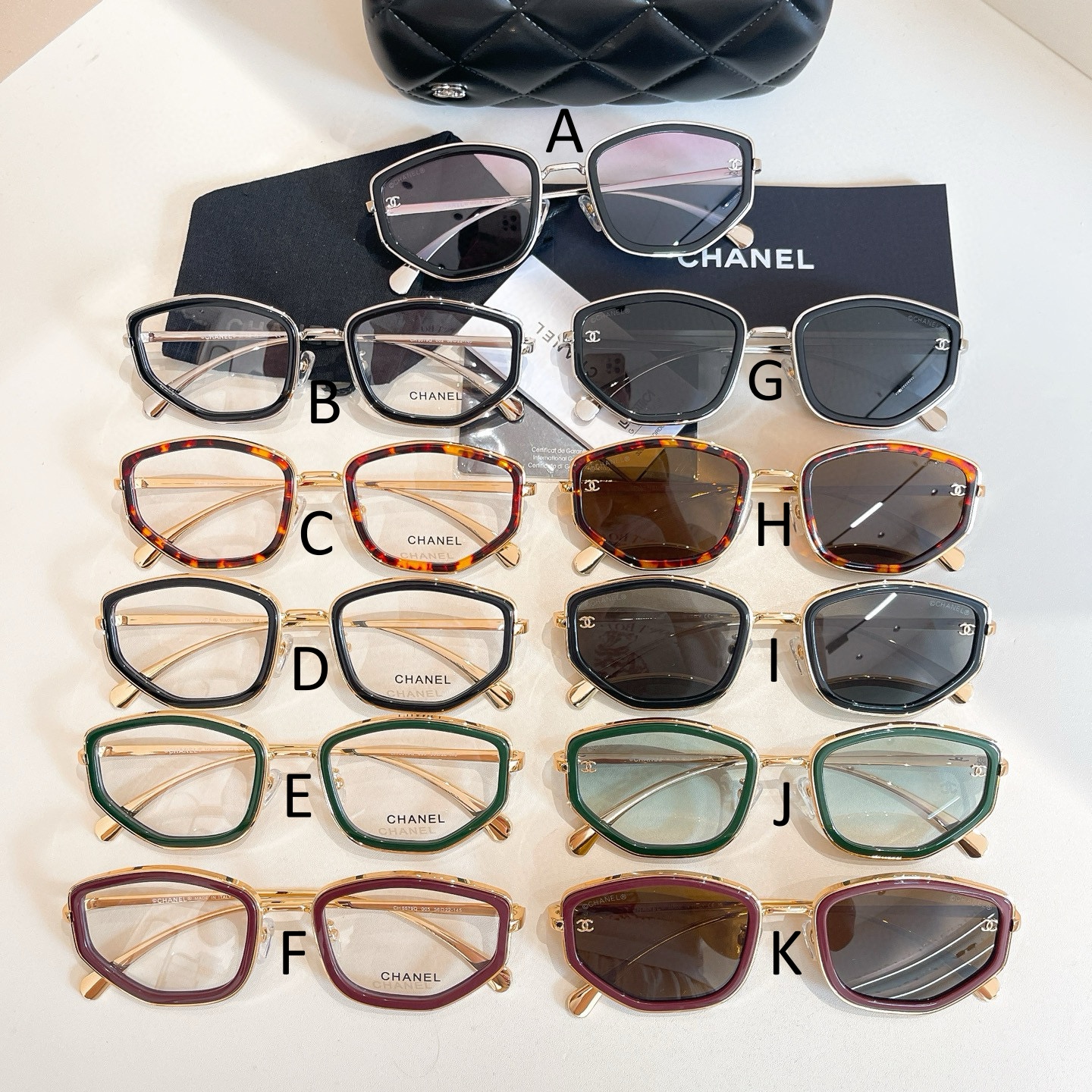 샤넬 Chanel CH5579Q 55口17-145