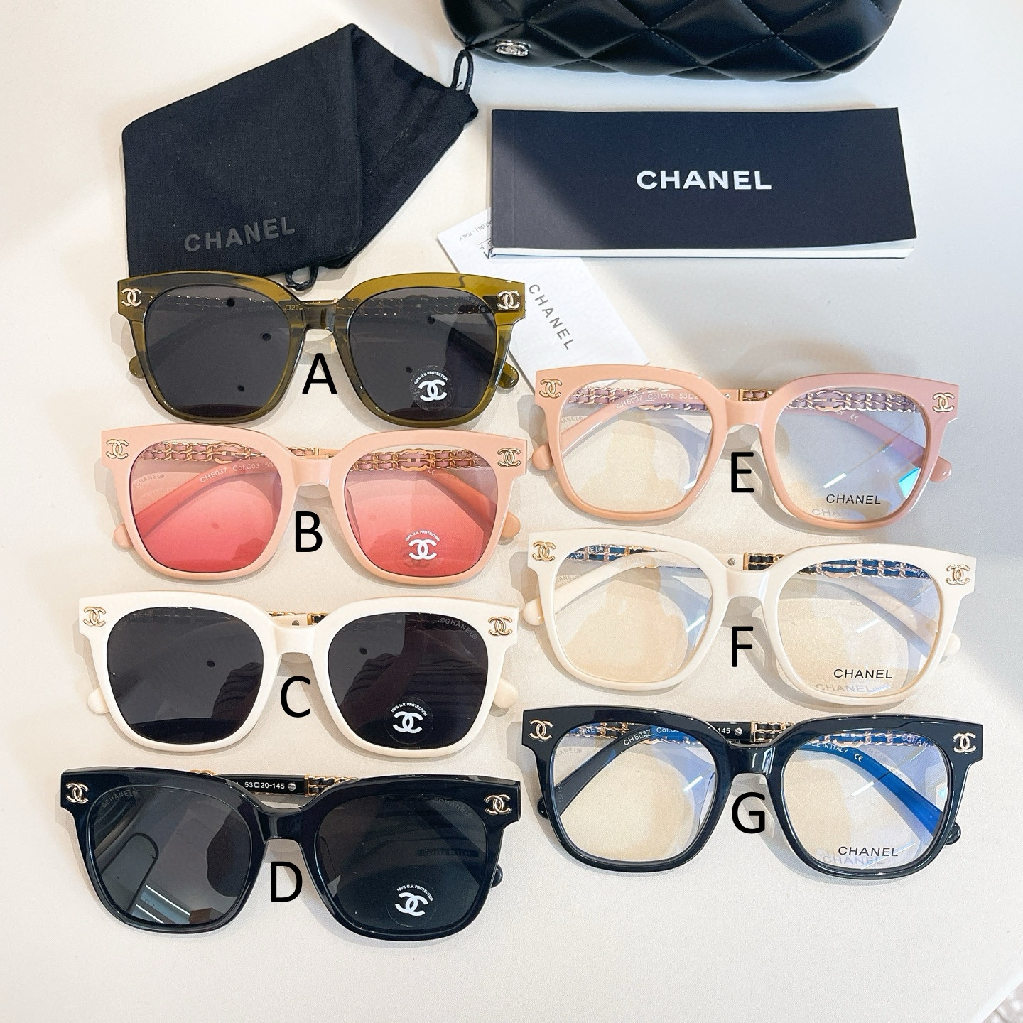 샤넬 Chanel CH6037 53口20-145