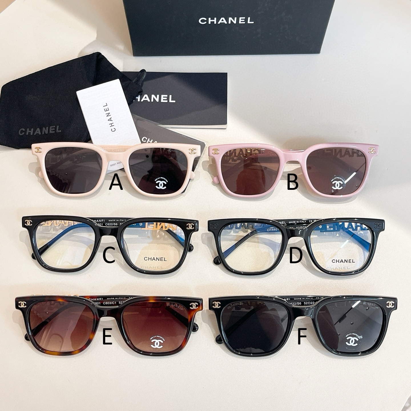 샤넬 Chanel CH6801 52口22-145