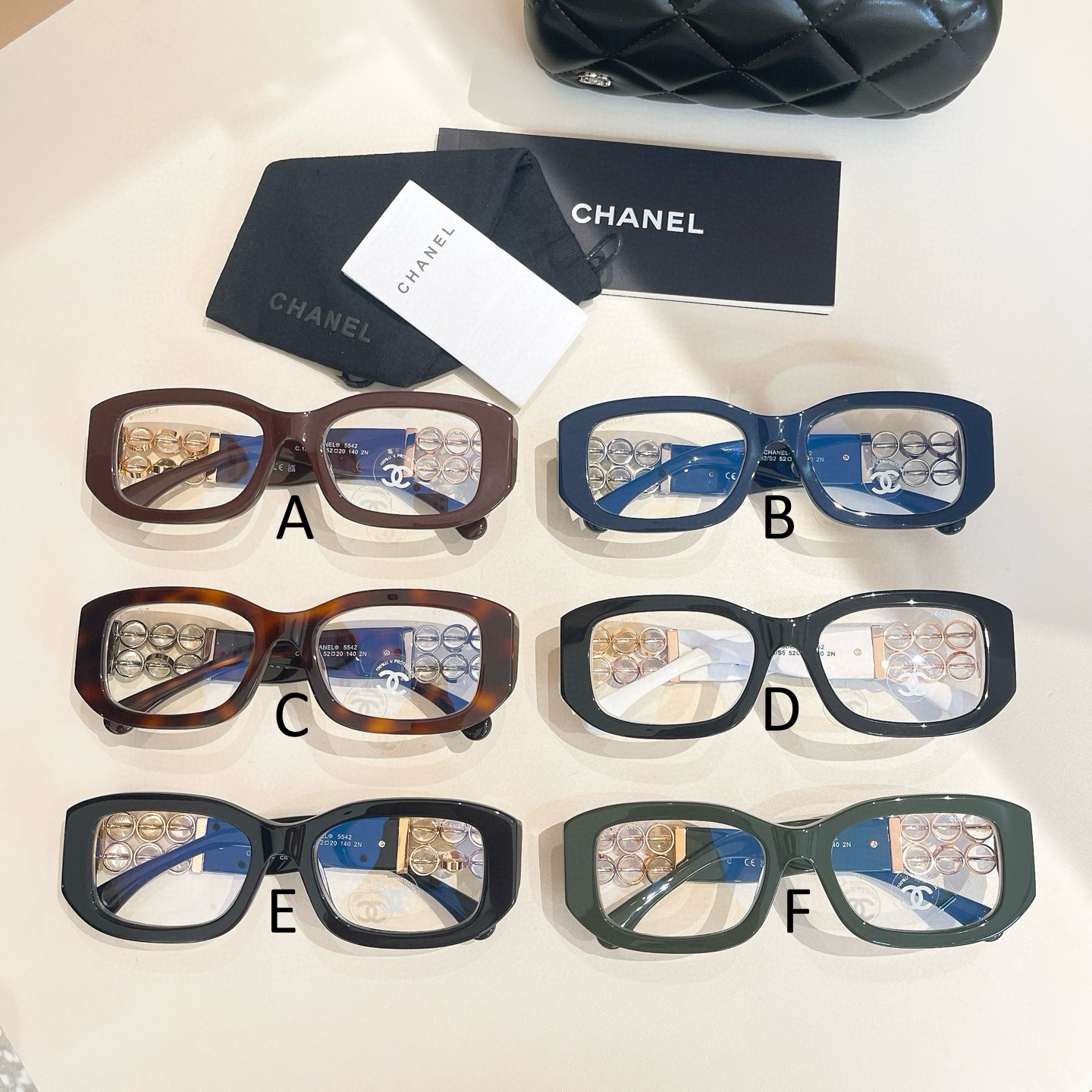 샤넬 Chanel 5542 52口20-140