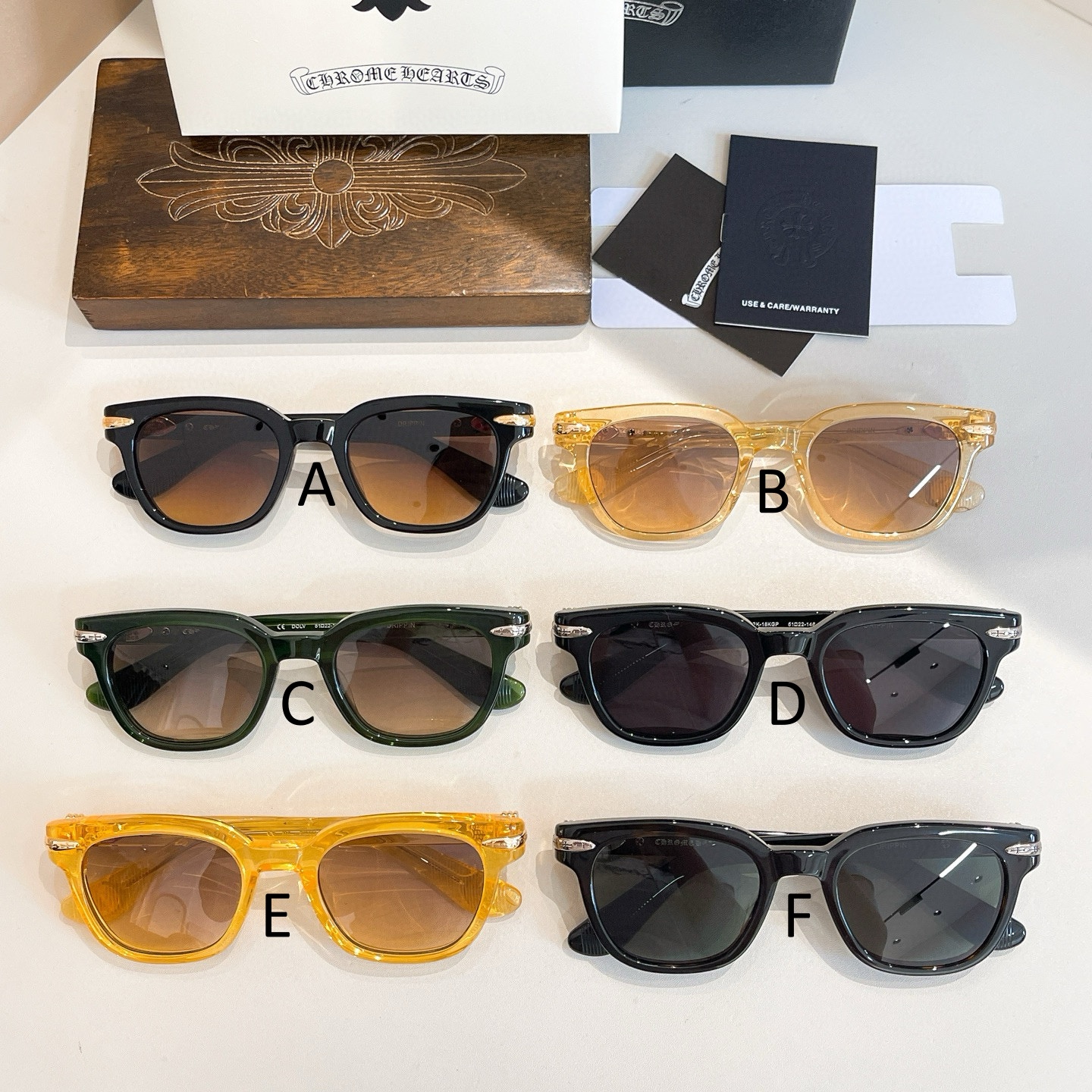 크롬하츠 Chrome Hearts DRIPPIN 52口19-150