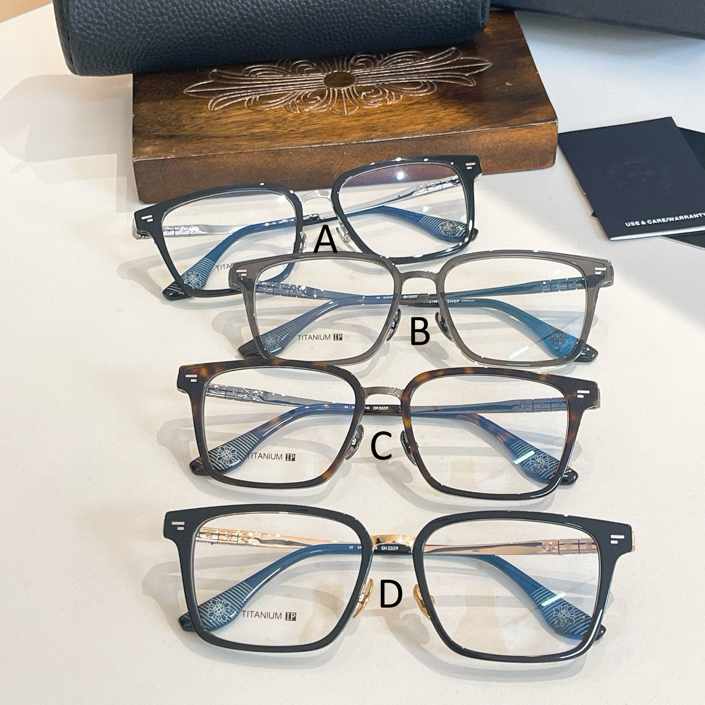 크롬하츠 Chrome Hearts CH5559 54口18-147