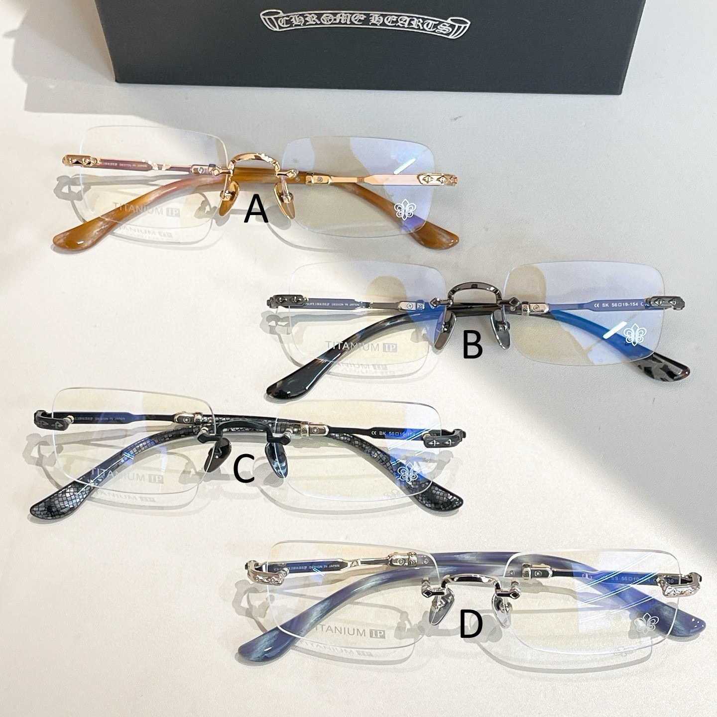 크롬하츠 Chrome Hearts CH8320 56口19-154