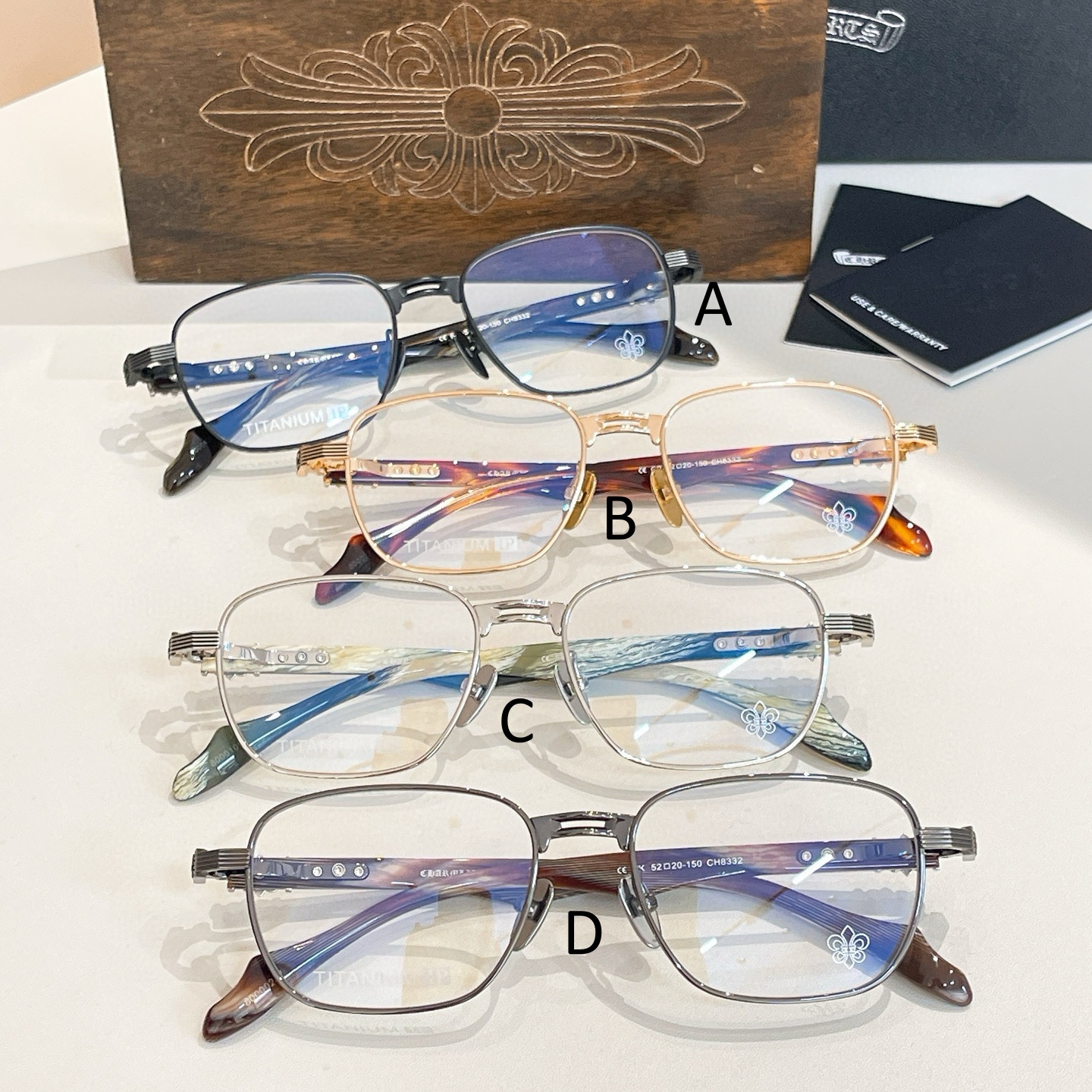 크롬하츠 Chrome Hearts CH8332 52口20-150