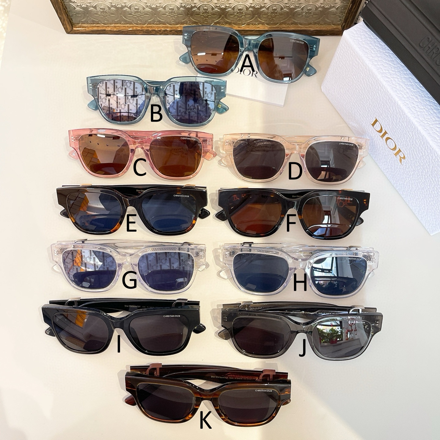 디올 Dior Obligue S1F 54口18-150