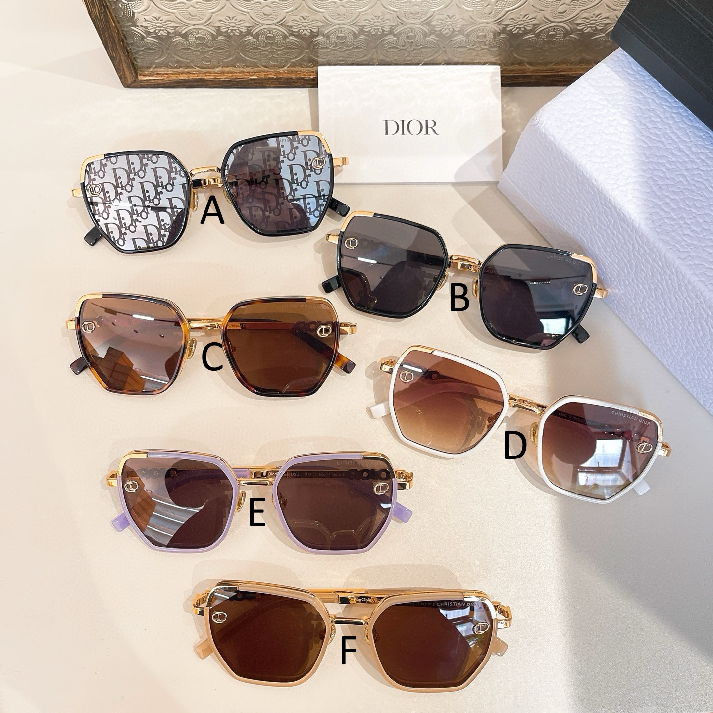 디올 Dior Oblipue D3U 56口19-145
