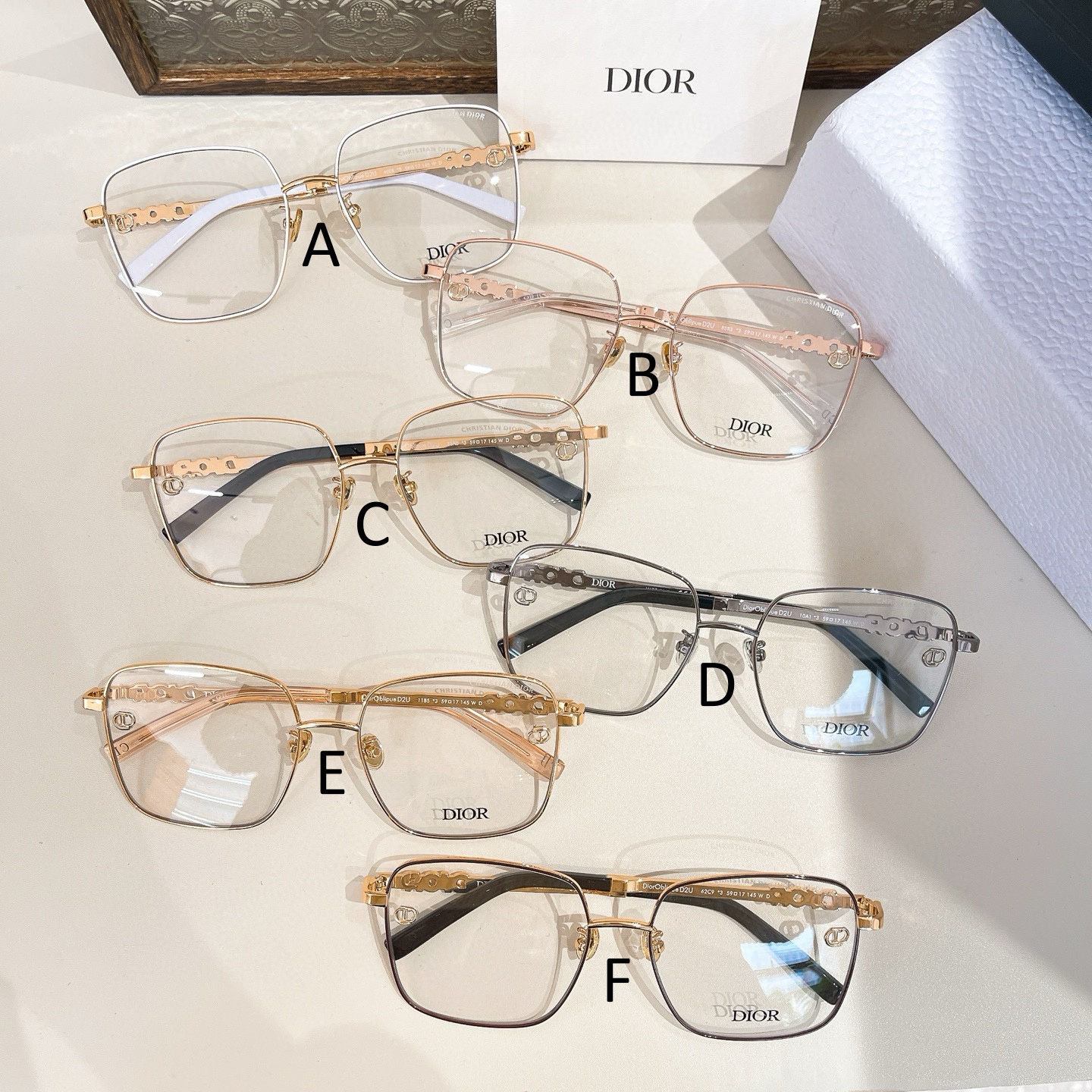 디올 Dior Oblipue D2U 59口17-145