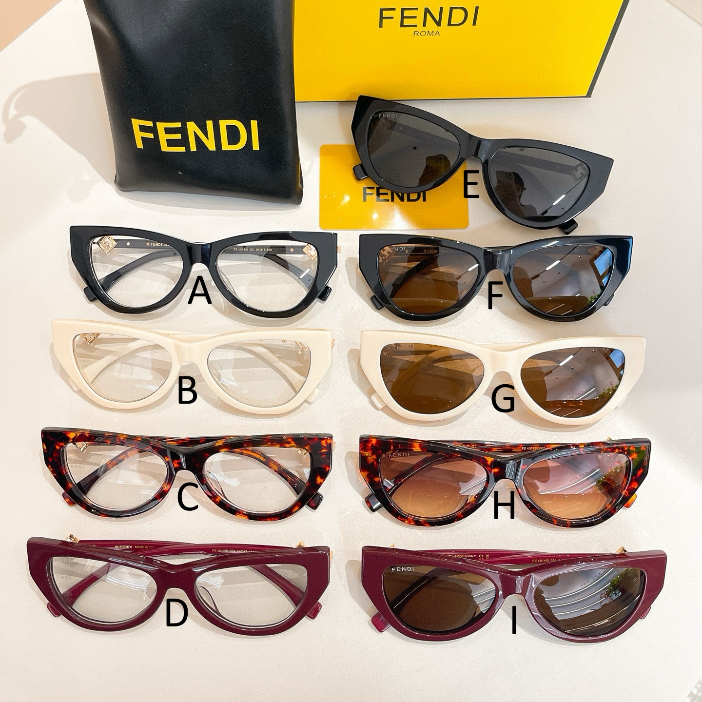 펜디 FENDI FE40149I 54口17-140