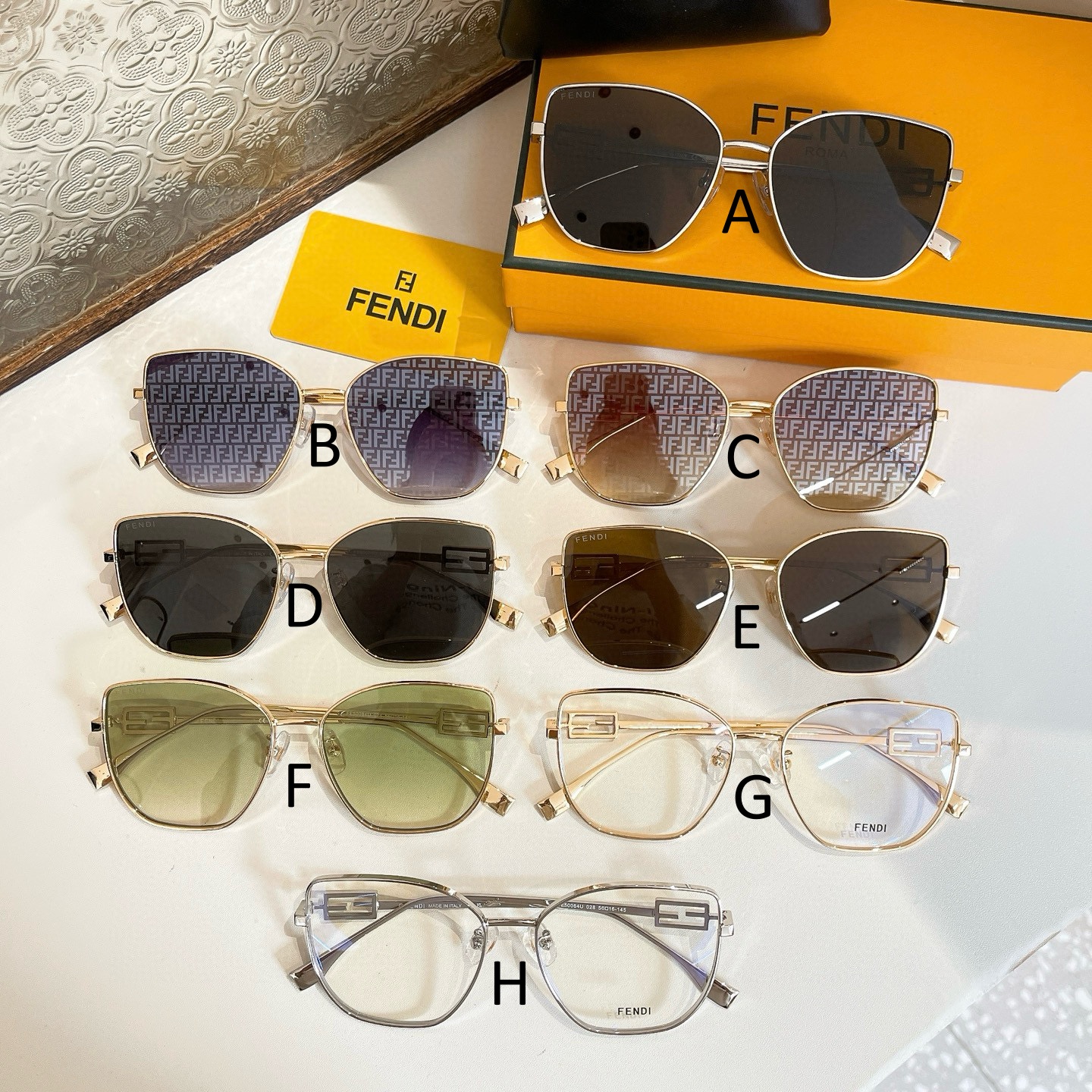 펜디 FENDI FE50084U 56口16-145