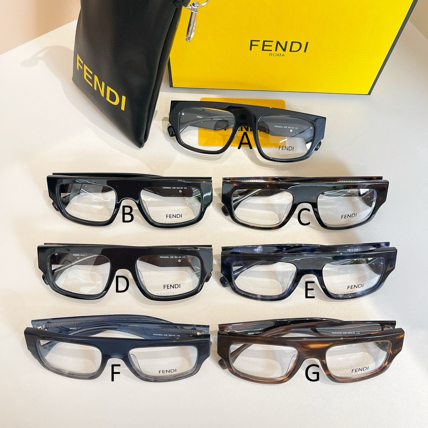 펜디 FENDI FE50093L 55口20-145