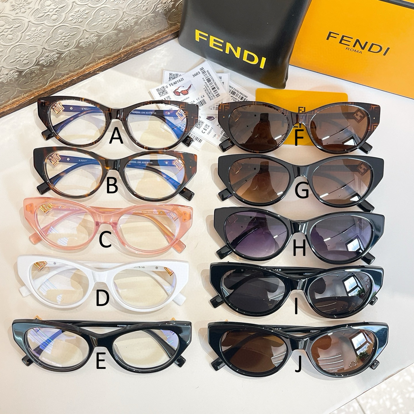 펜디 FENDI FE50099I 58口17-145
