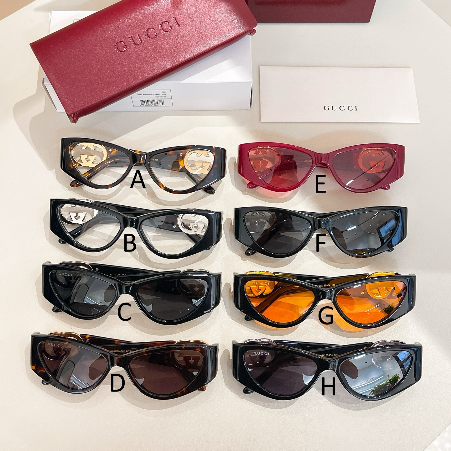 구찌 Gucci GG1824SK 55口14-135