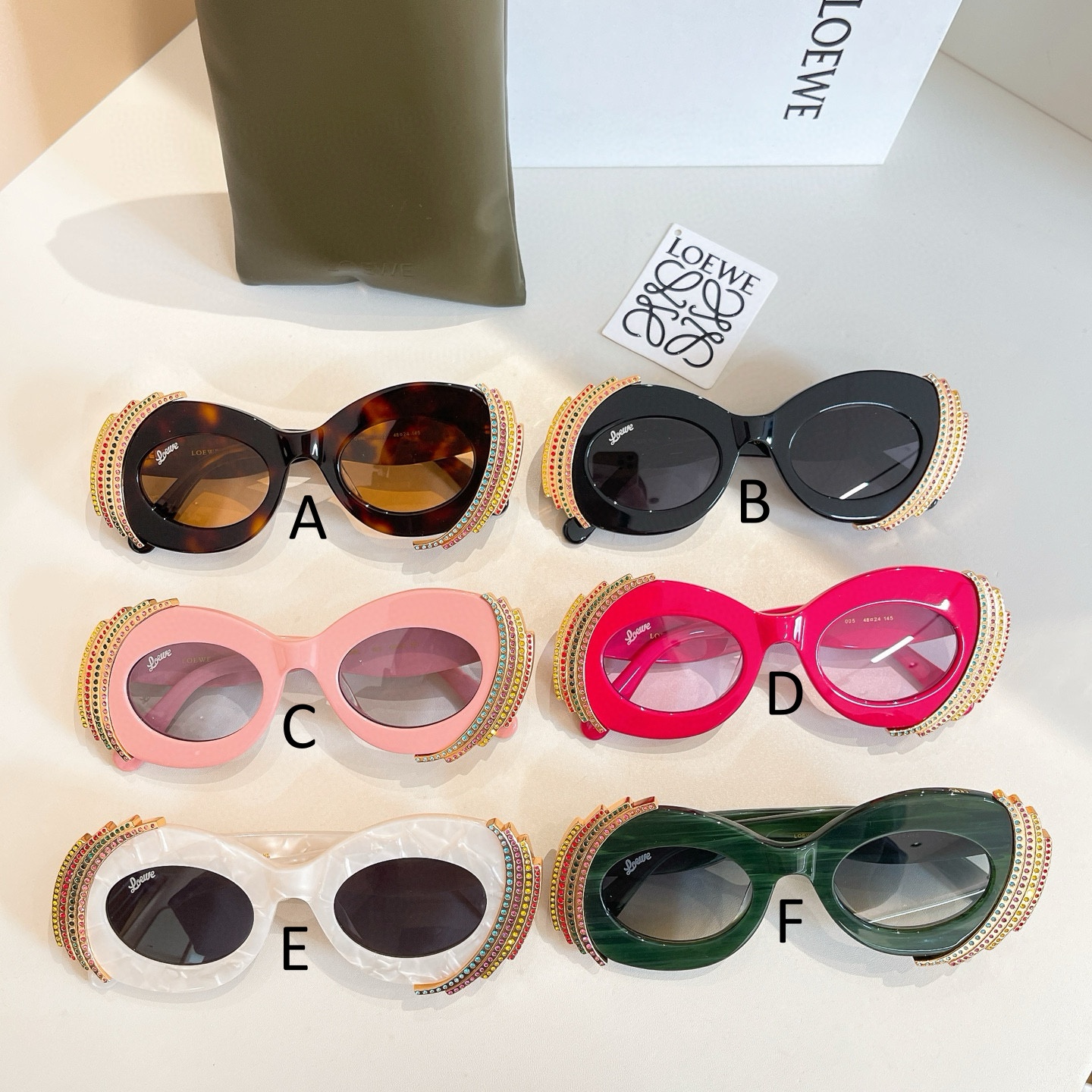 로에베 Loewe RACE OVAL 48口24-145