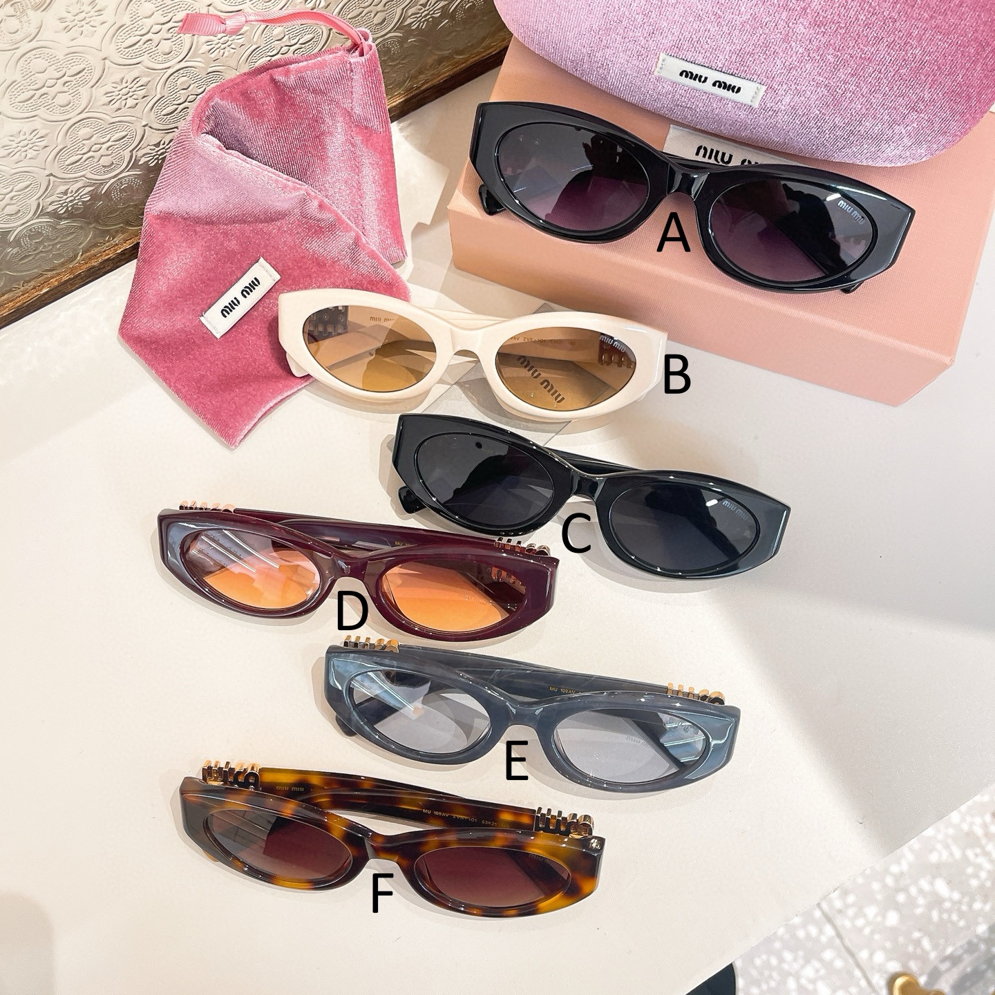 미우 미우 MIU MIU MU 109AV 53口21-140