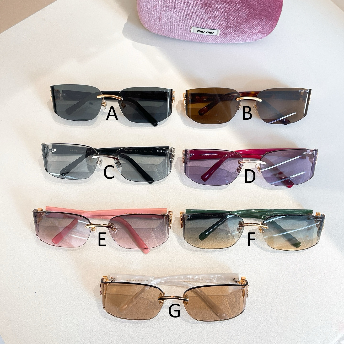 미우 미우 MIU MIU MU 112AV 63口17-130