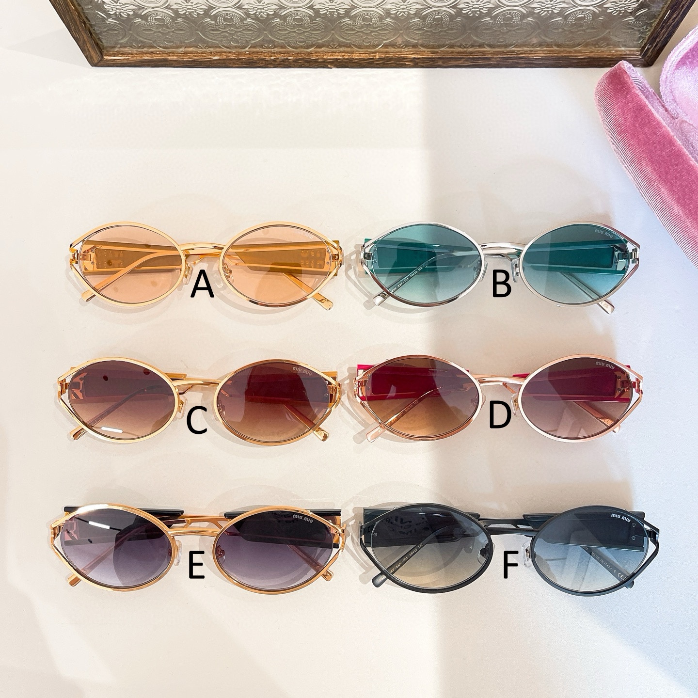 미우 미우 MIU MIU MU 134AV 56口20-142