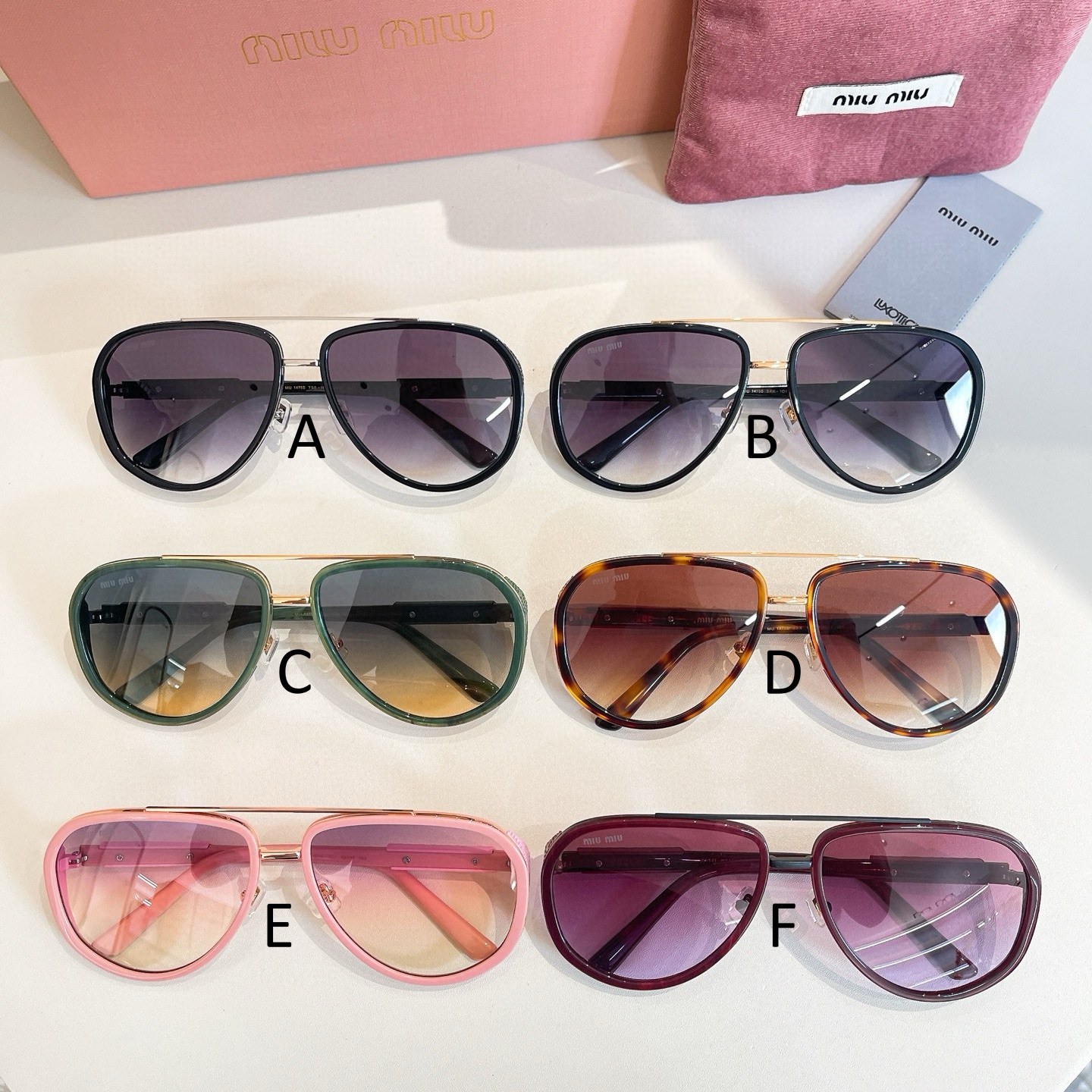 미우 미우 MIU MIU MU 1475S 62口17-143