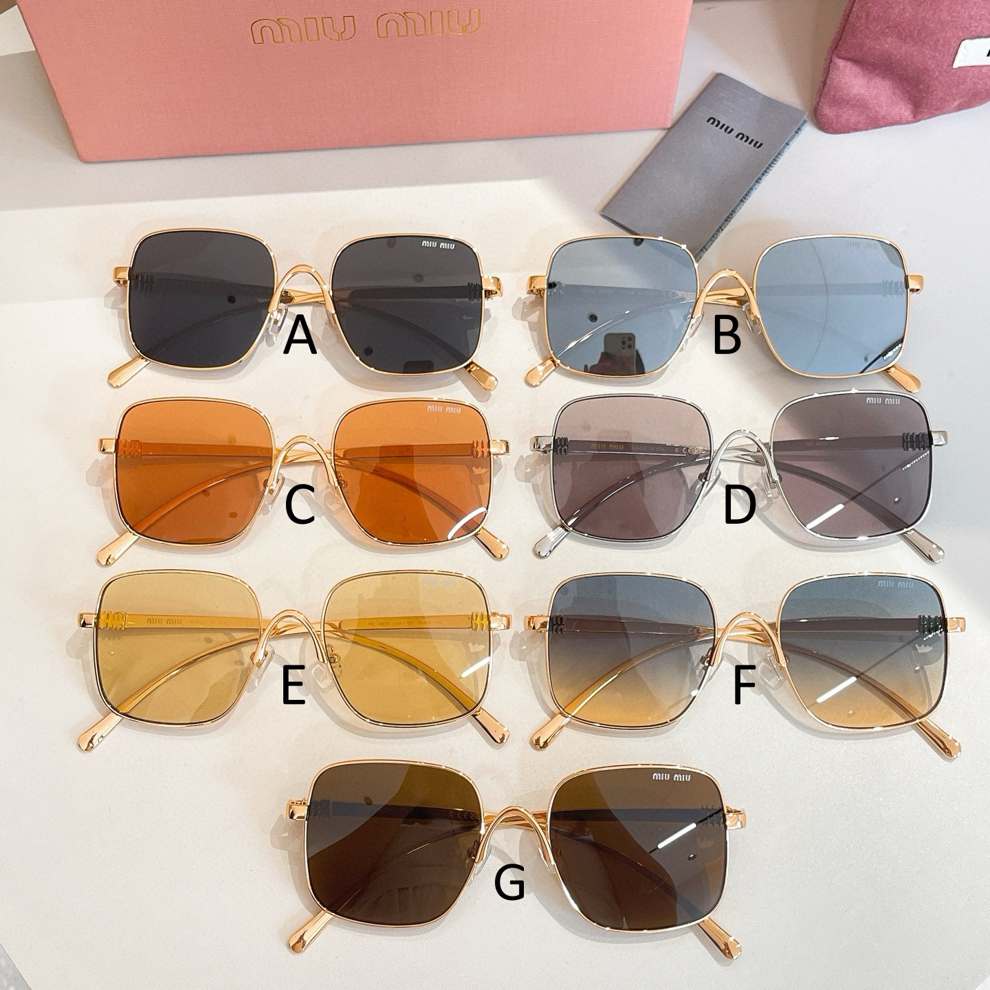 미우 미우 MIU MIU SMU A625S 55口20-145