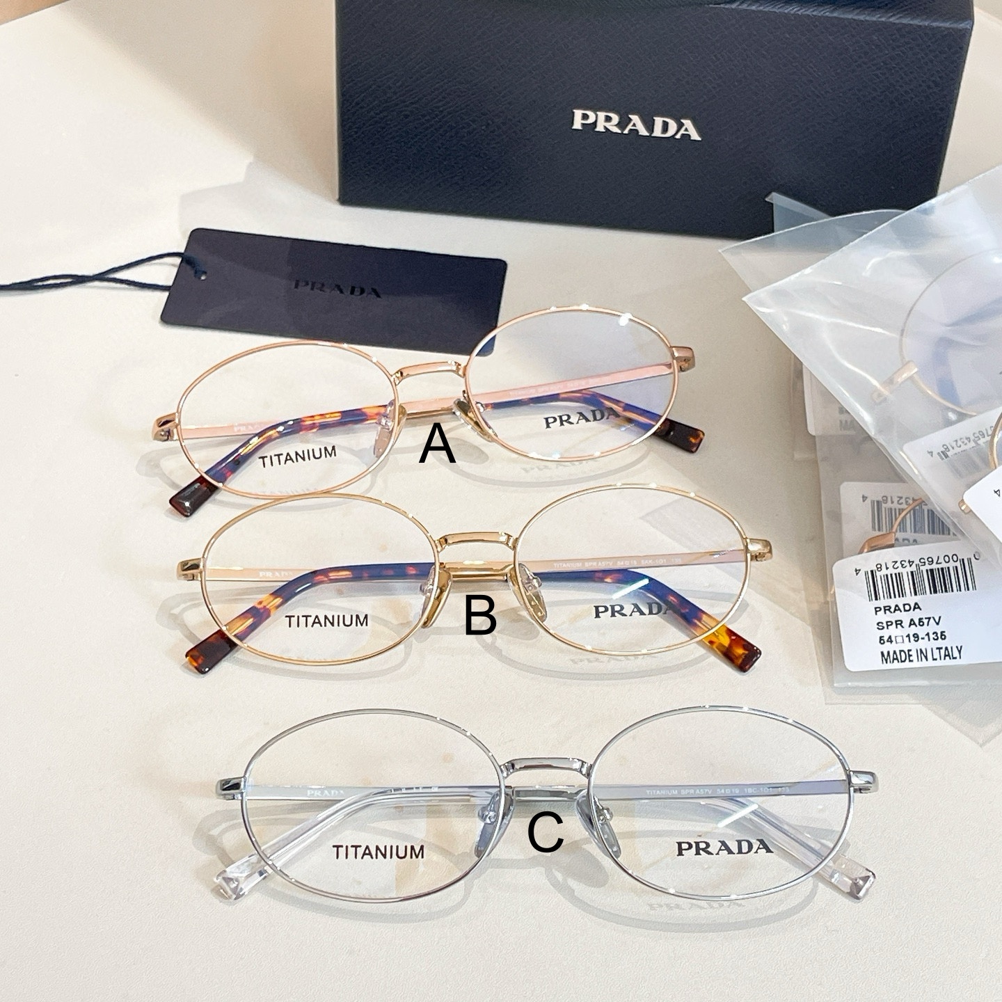 프라다 Prada SPR A57V 54口19-135