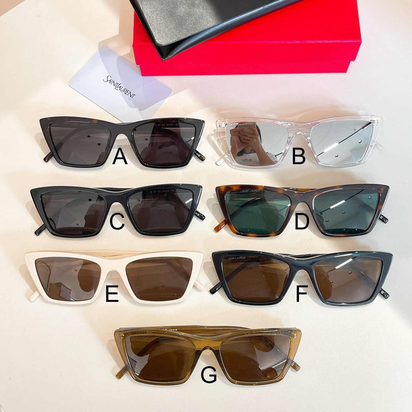 생로랑 Saint laurent SL 737 54口16-145