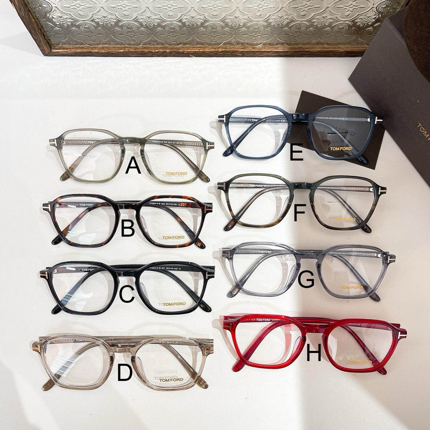 톰포드 Tom Ford TF5804-F-B 53口19-145