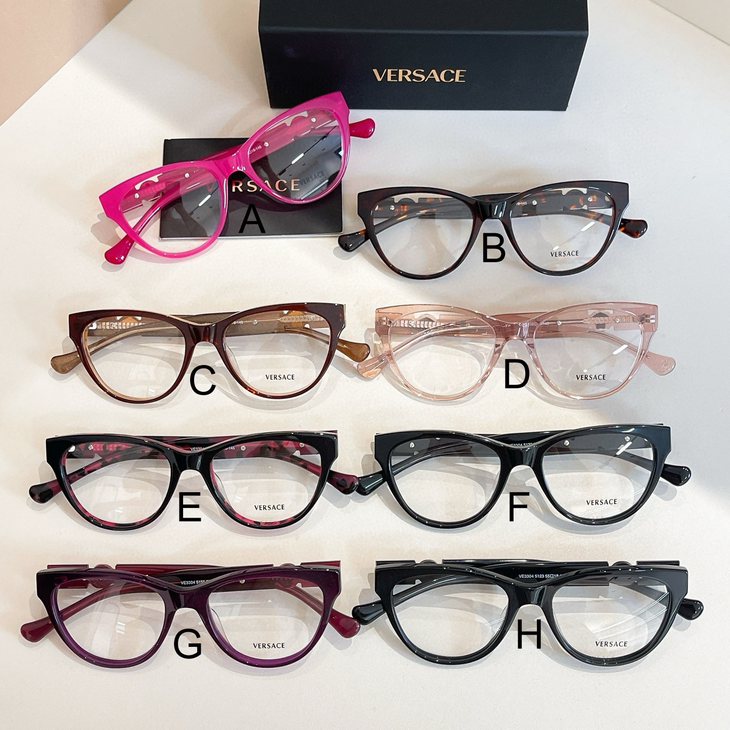베르사체 Versace VE3304 55口18-145