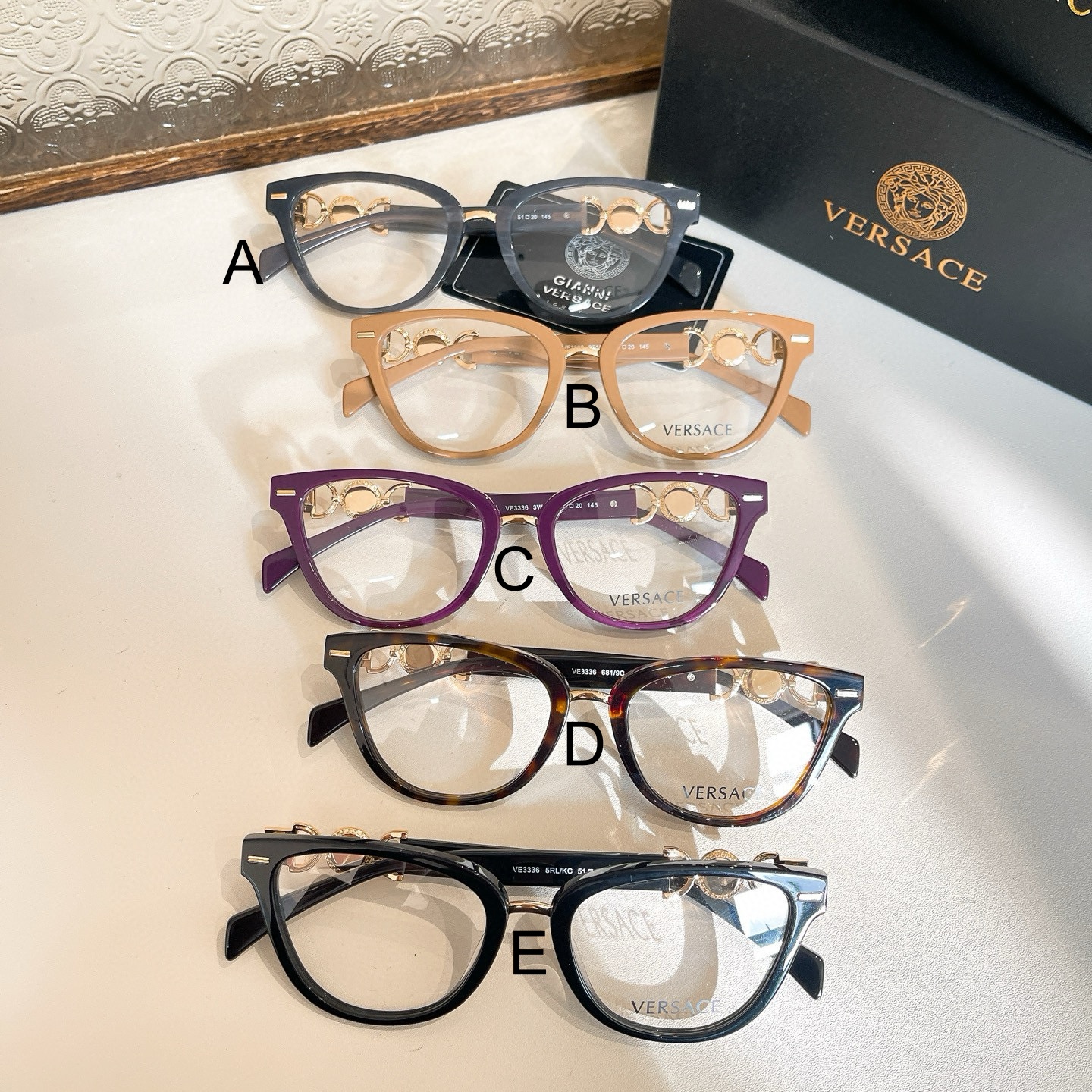 베르사체 Versace VE3336 52口19-140