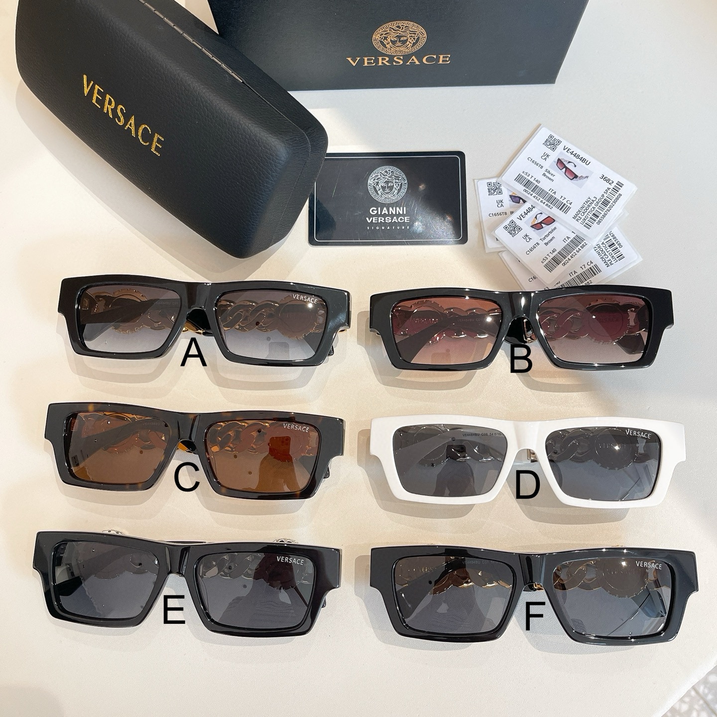 베르사체 Versace VE4484BU 54口16-140