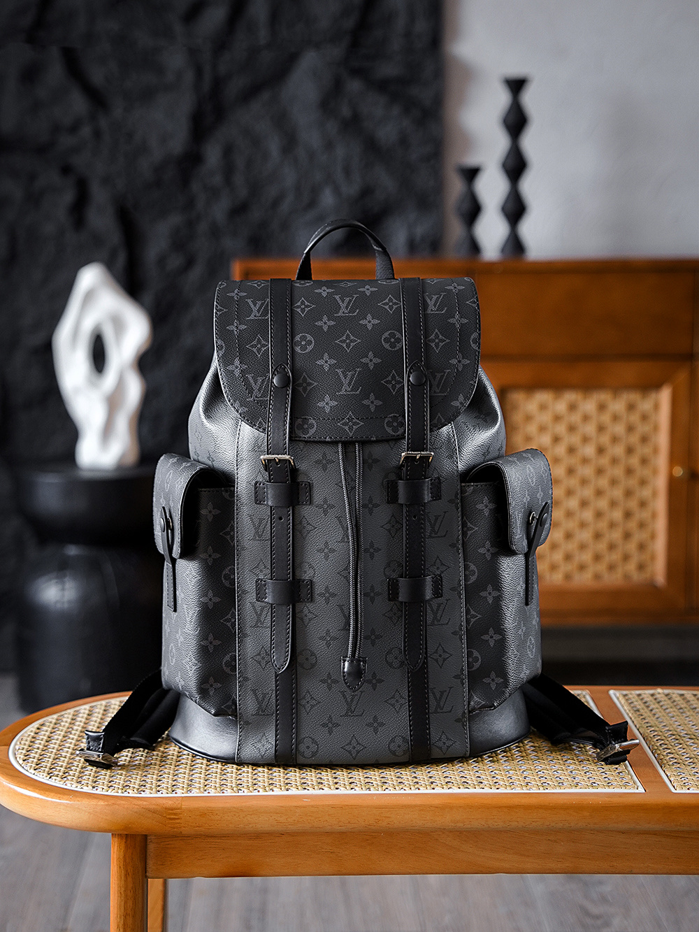 【AS】루이비통 Louis Vuitton M45419 Christopher PM Monogram Eclipse