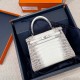 에르메스 Hermes Kelly 25cm HENG LONG Himalaya/silver