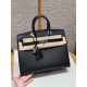 에르메스 Hermes Birkin 25cm Epsom 89 Noir/silver