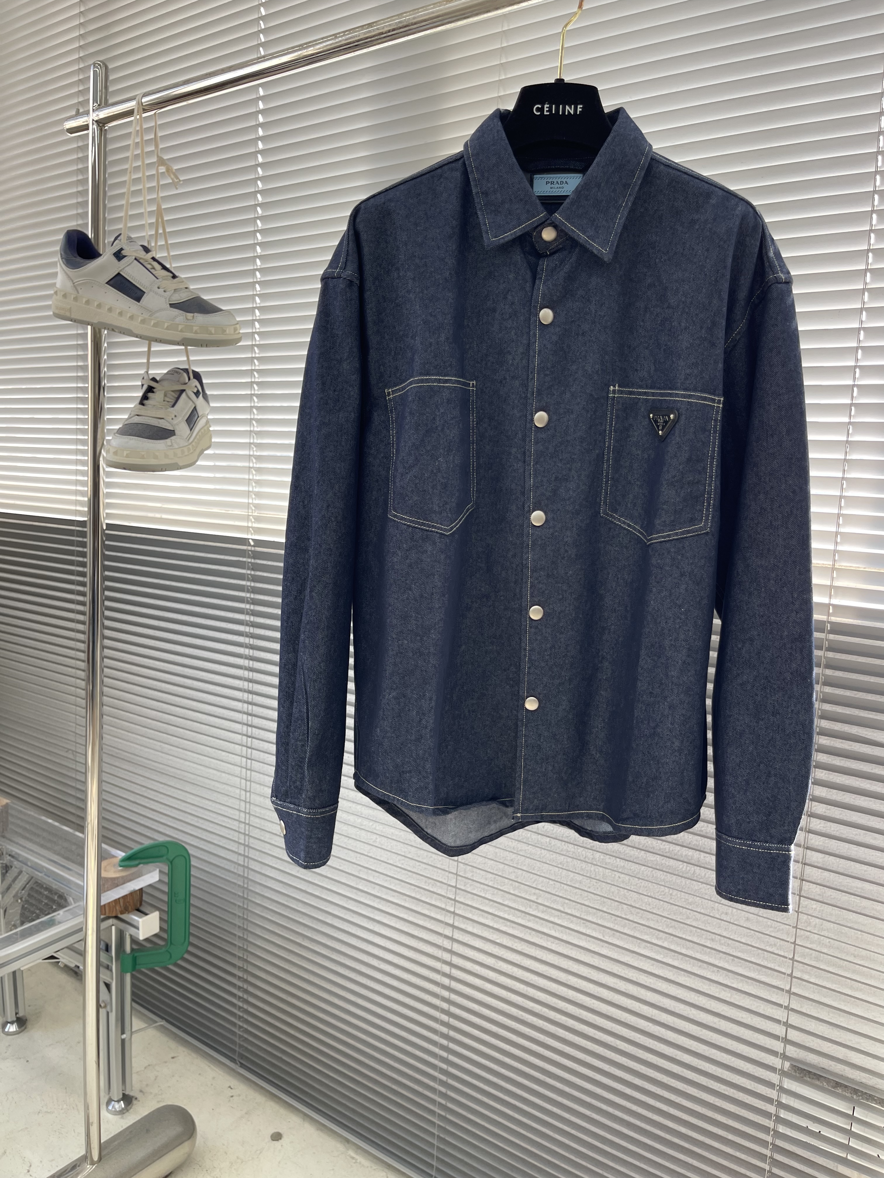 프라다 Prada 데님 재킷