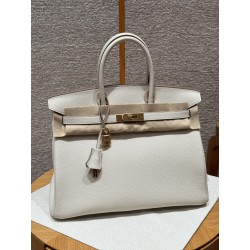 에르메스 Hermes Birkin 35cm Togo 10 Craie/gold