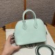 에르메스 Hermes Mini Bolide 18cm chèvre 6W Menthe/silver
