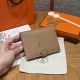 에르메스 Hermes Bearn Compact wallet 12cm Epsom 0M Chai/gold