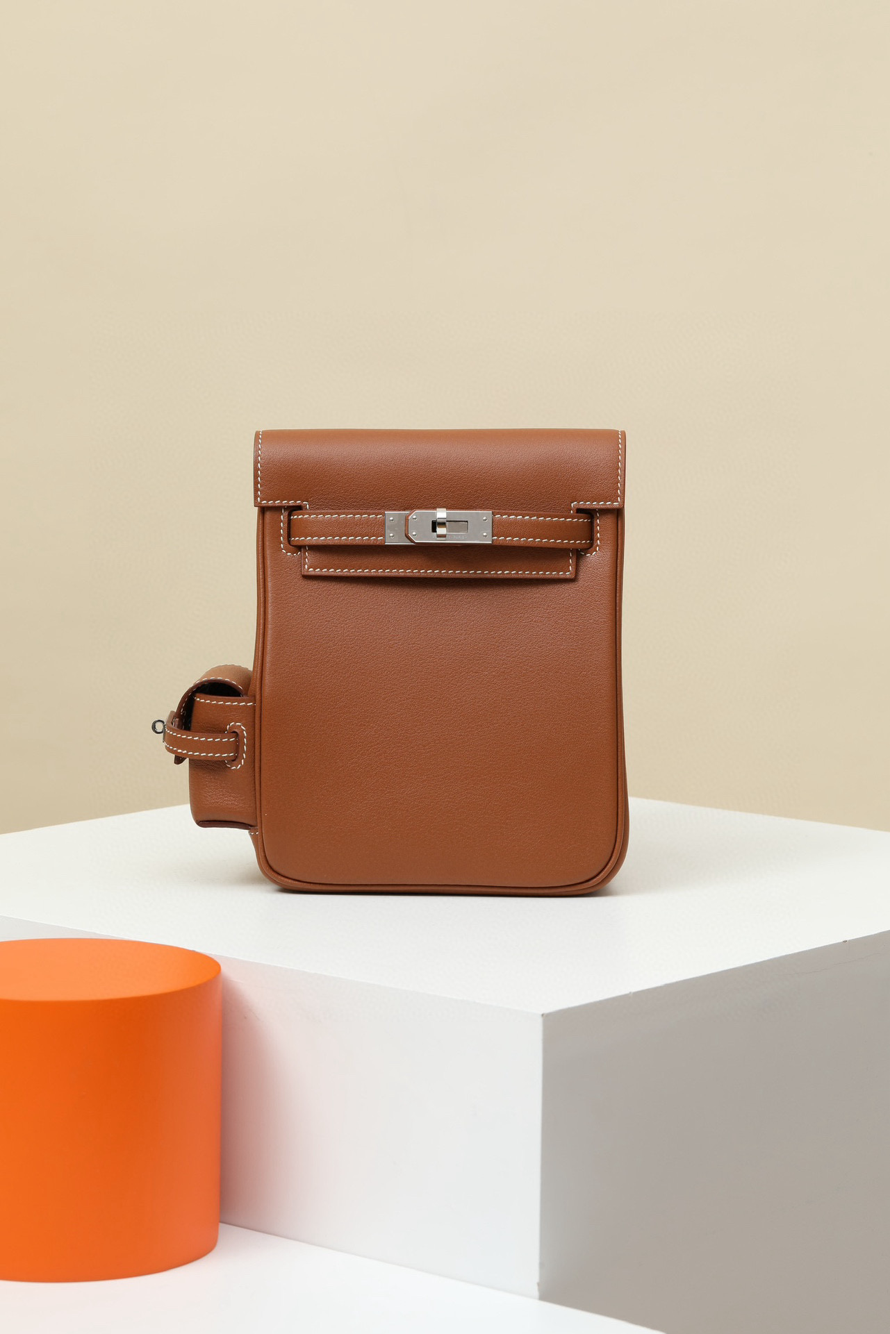 에르메스 Hermes Kelly Jump Swift 37 Gold/silver