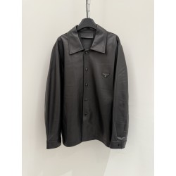 프라다 Prada 레더 재킷