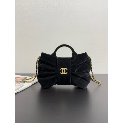 샤넬 Chanel 25k AS5849 Mini Bow Bag 99515 Black 26cm