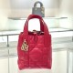 디올 Dior Toujours Vertical Nano Tote Bag Red 13cm