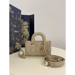디올 Dior Mini Lady D-Joy Bag Apricot 19cm