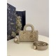 디올 Dior Mini Lady D-Joy Bag Apricot 19cm