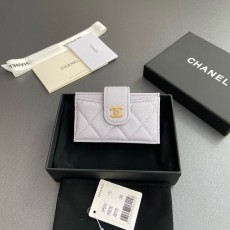 샤넬 Chanel 0342 Card Holder Light purple 10cm