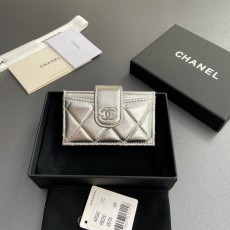 샤넬 Chanel 0342 Card Holder silver 10cm