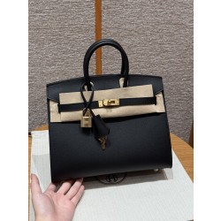 에르메스 Hermes Birkin 25cm Madame 89 Noir/gold