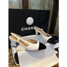샤넬 CHANEL 22C G39220 Slingbacks 슬링 White