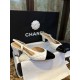 샤넬 CHANEL 22C G39220 Slingbacks 슬링 White