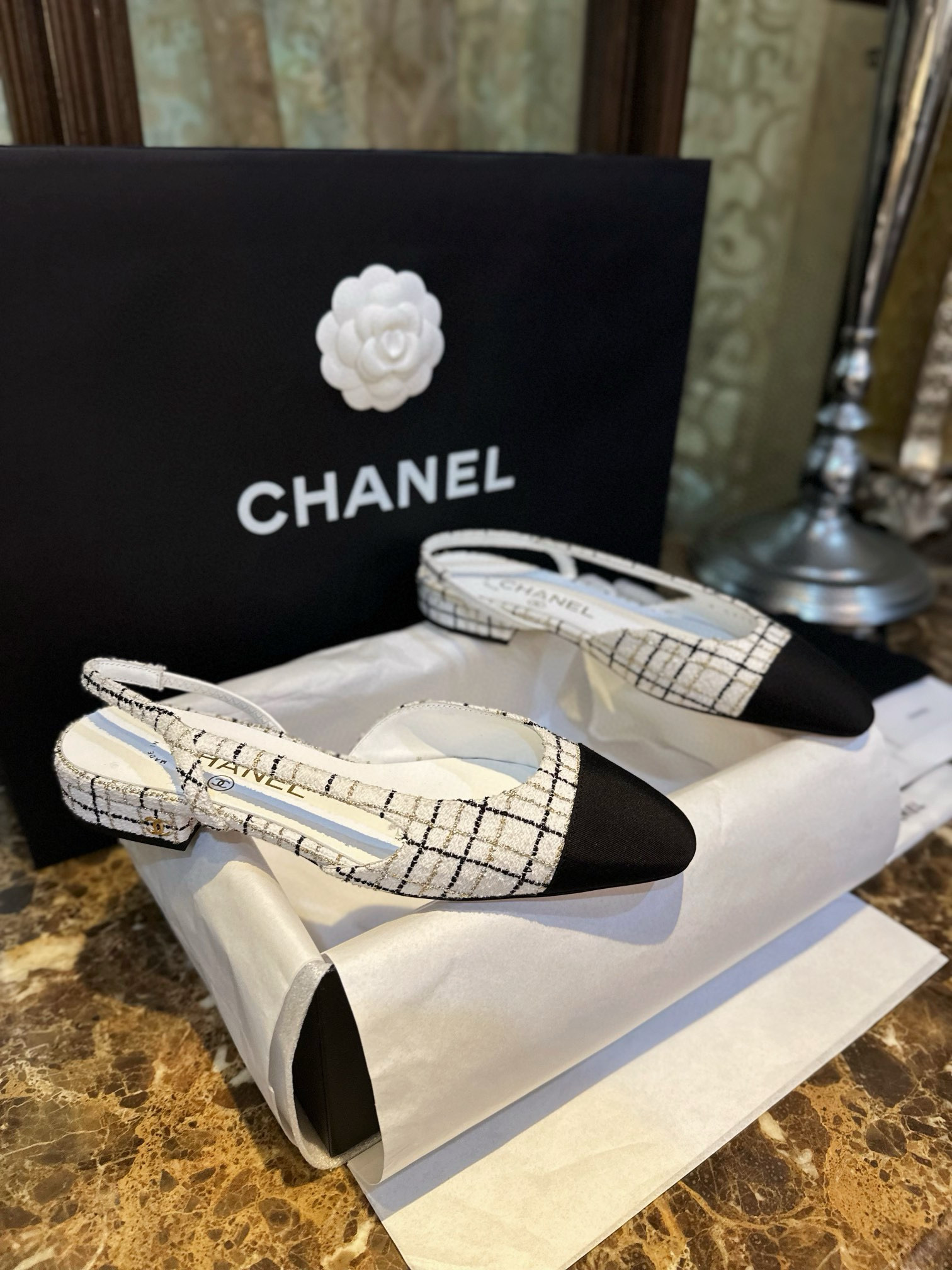 샤넬 CHANEL 24c G31319 Slingbacks 슬링