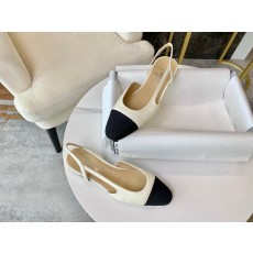 샤넬 CHANEL G31319 Slingbacks 슬링 White