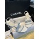 샤넬 CHANEL 25P G46193 샌들 White